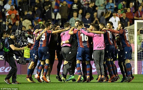 Levante end Barcelona’s hopes of ‘perfect’ unbeaten La Liga season
