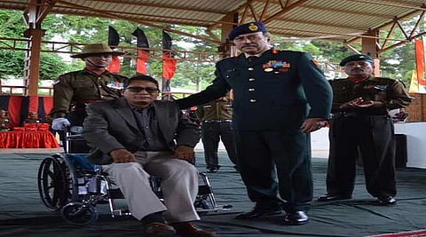 Ex-servicemen rally organised by HQs 101 Area
