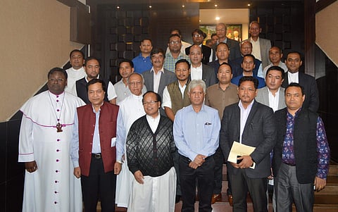 Conrad meets Church leaders, pressure groups