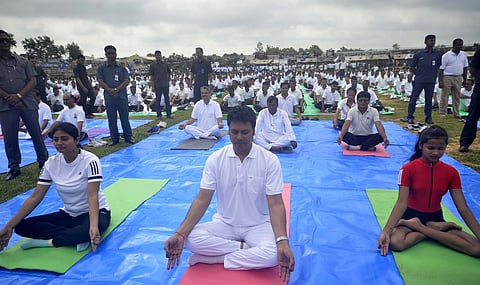 International Yoga Day observed across Northeast