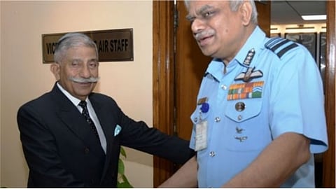Mishra briefs Vice Air Chief on ‘payback to society’ mission