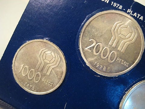 Argentina present commemorative WC coin
