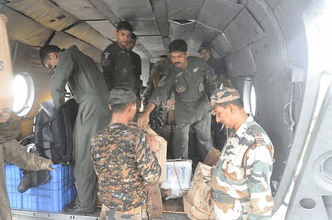 Over 1,380 people rescued by army  in flood-hit Manipur, Tripura