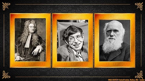 Hawking rests between Newton, Darwin at Westminster Abbey