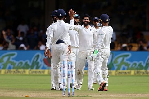 India overwhelm Test debutants Afghanistan