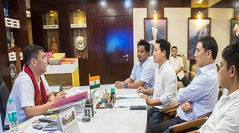 ADISU discusses status of University with Khandu