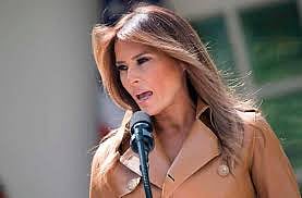 Melania Trump speaks against border child separations