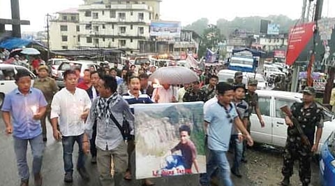Demand for CBI probe into Ojing Taying murder case