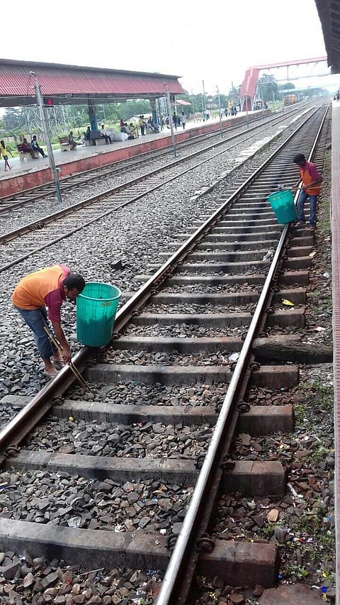 ৰঙিয়া ৰেলৱে ডিভিজনৰ স্বচ্ছতা অভিযান