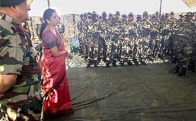 Sitharaman visits J&K to review security