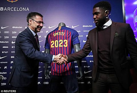 Umtiti renews contract at Barcelona