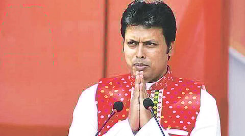 Tripura CM Biplab Kumar Deb Seeks Support of Ex-Servicemen In Social Sector