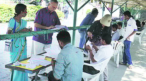 Household visits by BLOs