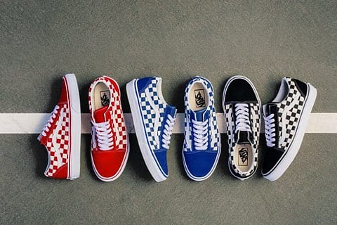 Grooming  &  Accessories: Vans Revamps Signature Models For 'Checkerboard Flames' Pack