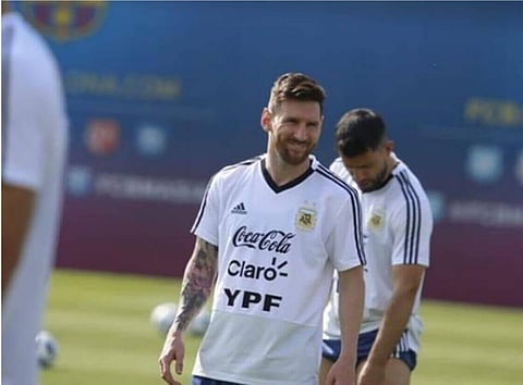 Messi fans flock  to Argentine  open practice