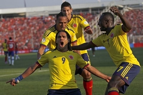Falcao, Rodriguez spearhead Colombia squad