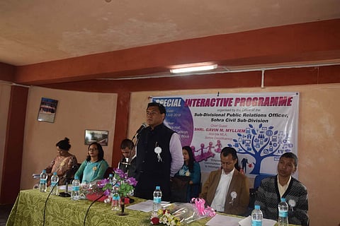 Development schemes not know in far-flung areas in Shillong: Sohra MLA Gavin M Mylliem