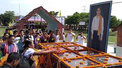 All Bodo Students’ Union (ABSU) Observes 22nd Death Anniversary of its Former President Jwhwlao Swmbla Basumatary as Anti-terrorism Day in Chirang District,Assam
