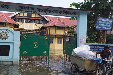 Heavy downpour causes flash flood in Jorhat