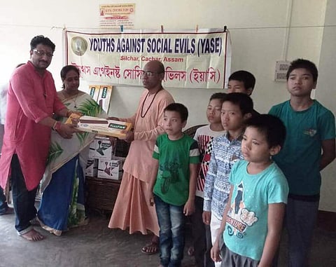 Silchar Based NGO Donates Ceiling Fans,LED Bulbs to Old Age Home at Silchar, Assam