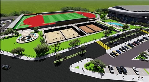 Sports complex at Khanikar