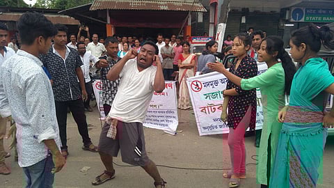 Street Plays Staged by Mod Mukta Asom Dabi Samiti to Prohibit Citizens from Alcoholic Consumption in Golaghat ,Assam