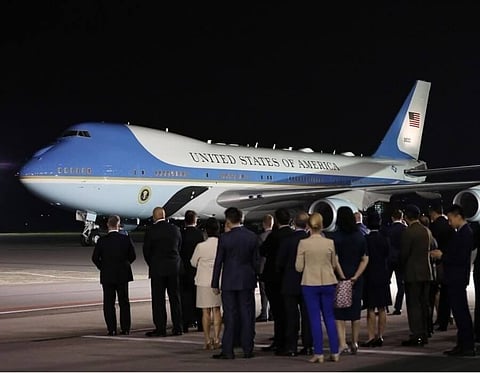 Air Force One to get red, white and blue paint job: US President Donald Trump