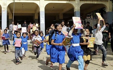 Free Textbooks Distributed to Hundreds of Destitute Students of Golaghat District, Assam