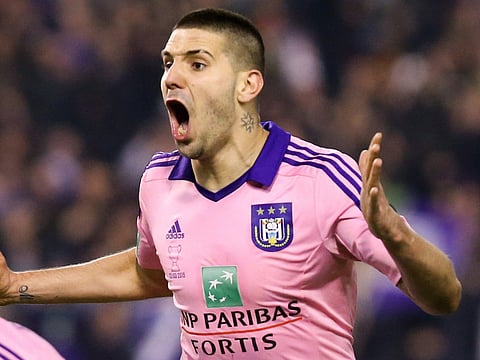 English Premier League (EPL) club Fulham signs Serbian striker Aleksandar Mitrovic on 5-year contract