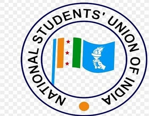 Itanagar Police prevent National Students Union of India (NSUI) from staging protest