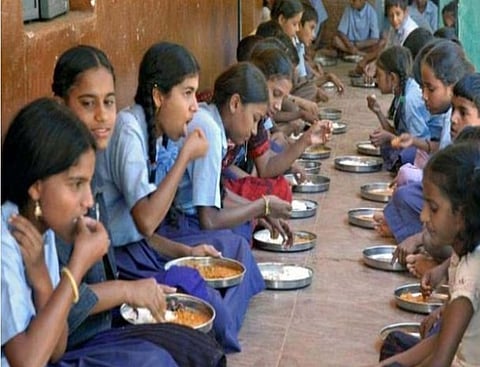 Girl of Class VII Poisons School’s Midday Meal