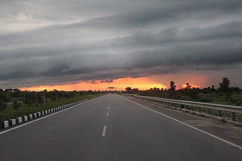 Sadou Asom Betan Banchita Karmarata Sikshak Santha staged National Highway Blockade in Lakhimpur