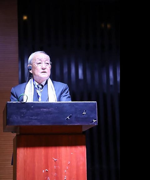 State Legislative Assembly Speaker TN Thongdok felicitates meritorious students at Itanagar