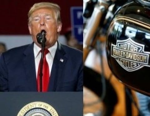 US President Donald Trump endorses boycott against Harley-Davidson