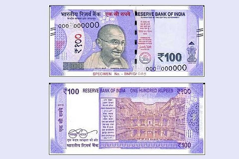 RBI Issues New Rs 100 Denomination