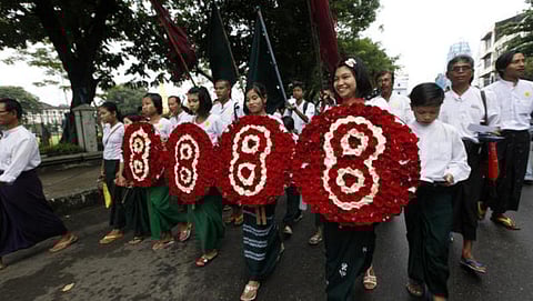 Myanmar Marks 30th Anniversary of Pro-Democracy Student Protests
