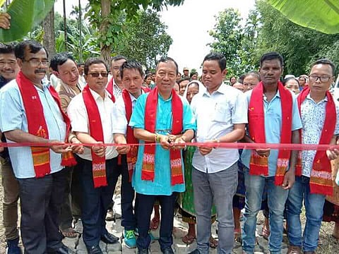 Foundation stone for Weaver's Work Shed laid in KAAC