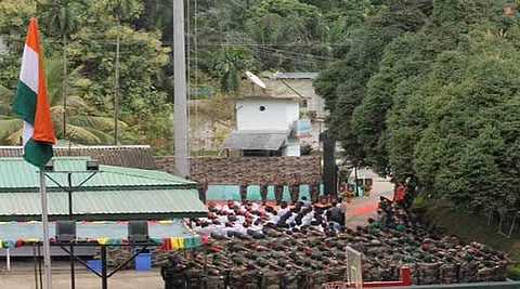 Counter Insurgency Jungle Warfare School Celebrates Independence Day