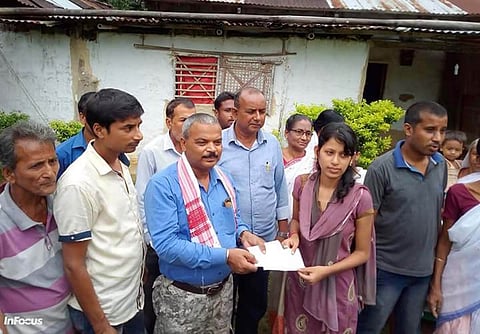 Khumtai Constituency MLA Mrinal Saikia Extends Financial Help to Meritorious Girl in Golaghat, Assam