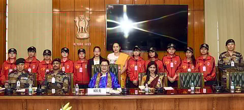 Kiren Rijiju Interacts with Arunachal School Children