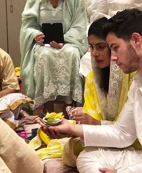 Priyanka, Nick ‘Seal Relationship’ with Roka Ceremony