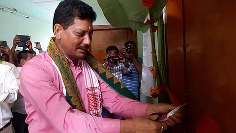 PHE Minister Rihon Daimari inaugurates Sub-treasury office at SDO(C) office in Bheragaon