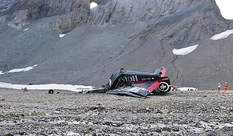 Vintage Plane with 20 On board Crashes In Swiss Alps