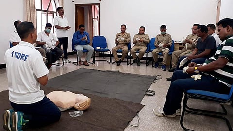 NDRF conducts disaster response training