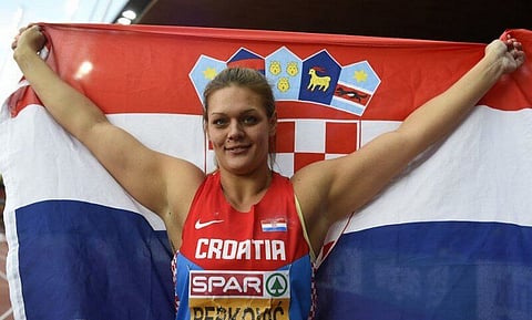 Discus thrower Sandra Perkovic makes history with 5th European title