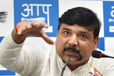 Aam Aadmi Party (AAP) MP Sanjay Singh’s Car Attacked in Madhya Pradesh