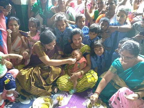 Darrang Deputy Commissioner Turns Maternal Uncle for Babies to Celebrate Annaprasan