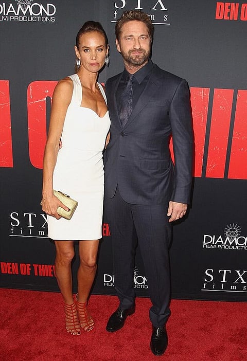 Gerard Butler Puts on Loved-up Display with Girlfriend Morgan Brown