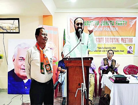 BJP expresses hope about Mizoram assembly election; looking for Cong wipe-out