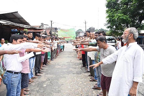 Swatchhta Hi Seva Programme at Salakati, Kokrajhar